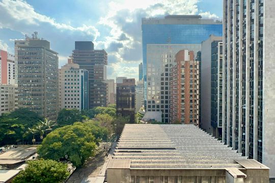 Vista da Sala de apartamento para alugar com 2 quartos, 150m² em Jardim Paulista, São Paulo