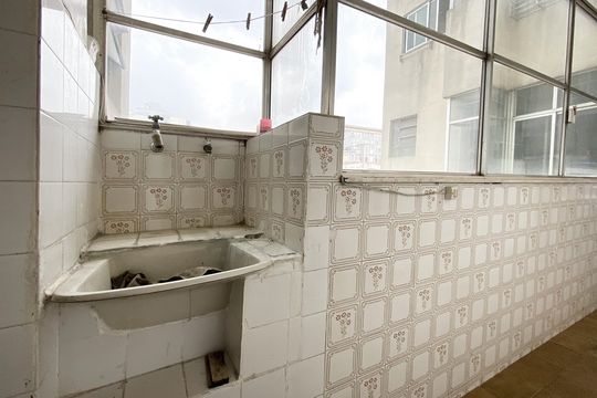 Área de Serviço de apartamento à venda com 3 quartos, 92m² em Centro, Belo Horizonte