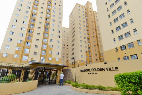 Fachada do Condominio  de apartamento à venda com 2 quartos, 62m² em Vila Sao Judas Tadeu, Guarulhos