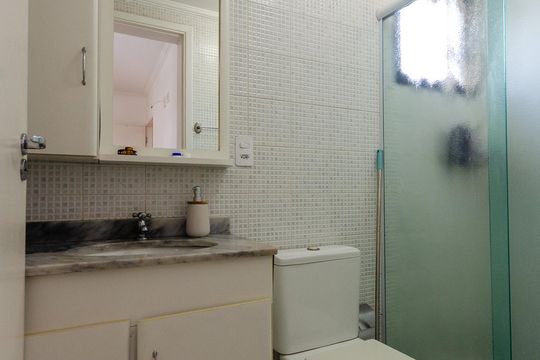 Banheiro da Suíte de apartamento à venda com 2 quartos, 62m² em Casa Verde, São Paulo