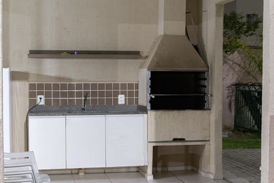 Área comum - Churrasqueira de apartamento para alugar com 2 quartos, 35m² em Guaratiba, Rio de Janeiro