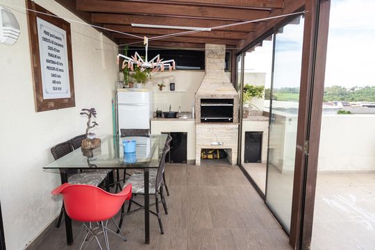 Área gourmet de apartamento à venda com 3 quartos, 125m² em Jardim Itu, Porto Alegre
