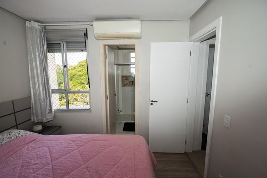 Suíte 1 de apartamento à venda com 3 quartos, 125m² em Jardim Itu, Porto Alegre