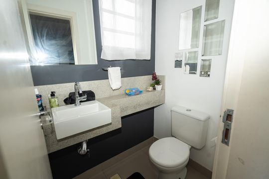 Lavabo de apartamento à venda com 3 quartos, 125m² em Jardim Itu, Porto Alegre