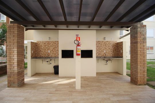 Área comum - Churrasqueira de apartamento à venda com 2 quartos, 50m² em Parque Santa Fé, Porto Alegre