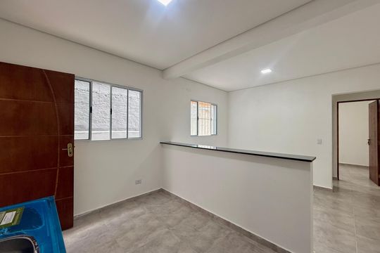 Cozinha de apartamento para alugar com 1 quarto, 55m² em Jardim Casablanca, São Paulo