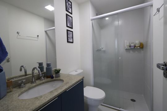Banheiro de kitnet/studio à venda com 1 quarto, 25m² em Vila Zilda (tatuapé), São Paulo