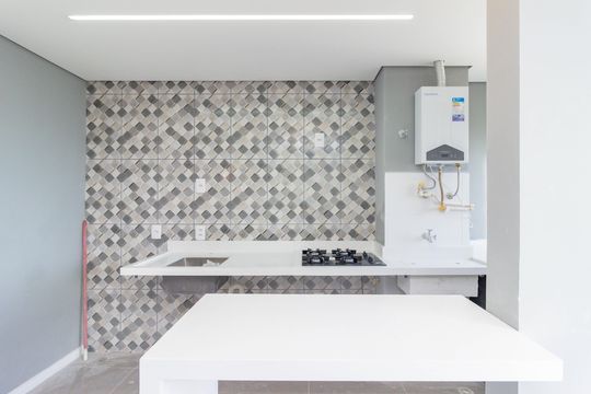 Cozinha de apartamento para alugar com 2 quartos, 38m² em Vila Jaraguá, São Paulo