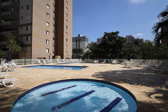 Área comum - Piscina de apartamento à venda com 3 quartos, 95m² em Vila Andrade, São Paulo