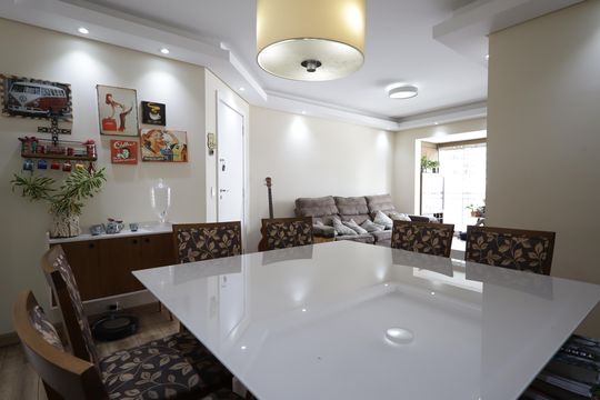 Sala de Jantar de apartamento à venda com 3 quartos, 95m² em Vila Andrade, São Paulo