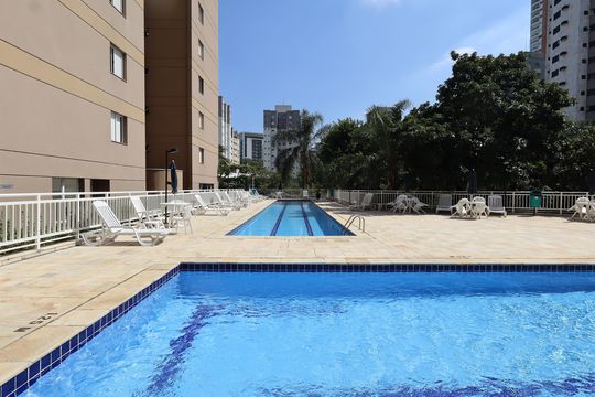 Área comum - Piscina de apartamento à venda com 3 quartos, 95m² em Vila Andrade, São Paulo