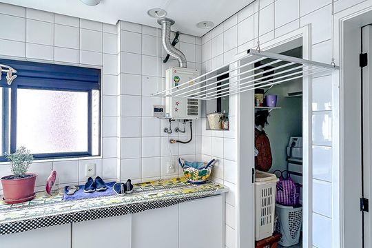 Área de Serviço de apartamento à venda com 4 quartos, 125m² em Vila Gomes Cardim, São Paulo