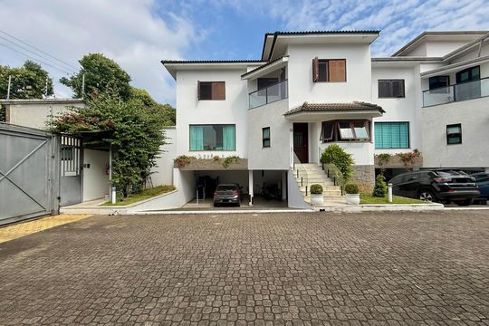 Fachada Casa de casa de condomínio à venda com 4 quartos, 397m² em Brooklin, São Paulo
