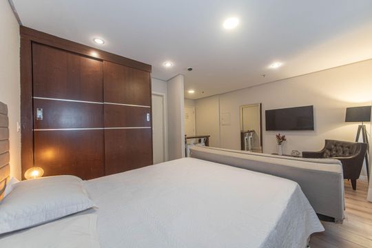 Quarto de kitnet/studio à venda com 1 quarto, 29m² em Chácara Santo Antônio (zona Sul), São Paulo