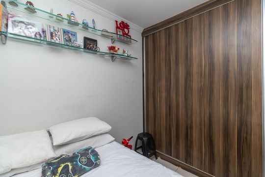 Quarto 1 de apartamento à venda com 3 quartos, 80m² em Santa Monica, Belo Horizonte
