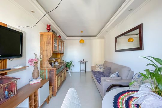 Sala de apartamento à venda com 2 quartos, 55m² em Jardim Roberto, Osasco