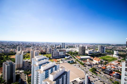 Vista da Sala de apartamento para alugar com 1 quarto, 47m² em Parque Campolim, Sorocaba
