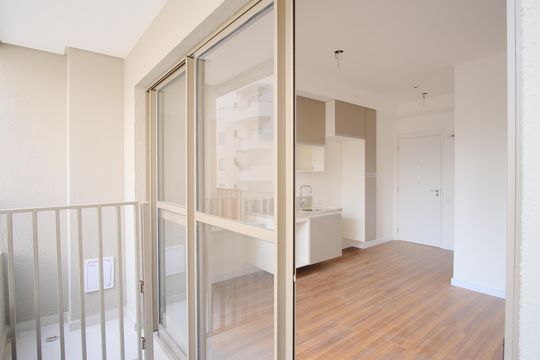 Varanda de kitnet/studio à venda com 1 quarto, 29m² em Tatuapé, São Paulo