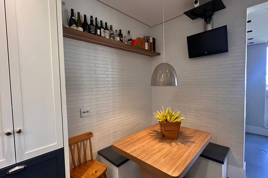 Cozinha de apartamento à venda com 4 quartos, 234m² em Itaim Bibi, São Paulo