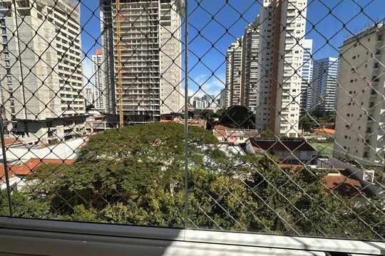 Vista da Varanda da Sala de apartamento à venda com 4 quartos, 234m² em Itaim Bibi, São Paulo