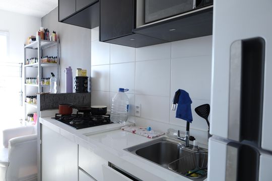 Cozinha de apartamento para alugar com 2 quartos, 32m² em Itaquera, São Paulo