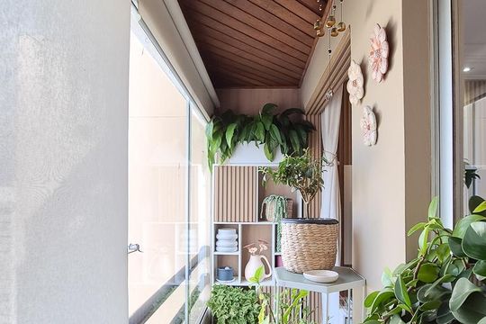 Varanda da Sala de apartamento à venda com 3 quartos, 78m² em Planalto, São Bernardo do Campo