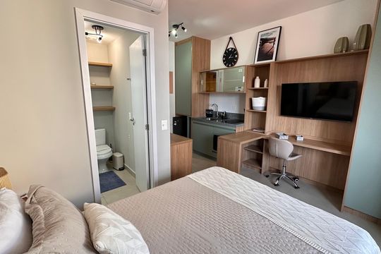 Kitnet/Studio para alugar com 1 quarto, 28m² em Vila Cordeiro, São Paulo