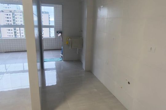 Sala de apartamento para alugar com 1 quarto, 49m² em Aviação, Praia Grande