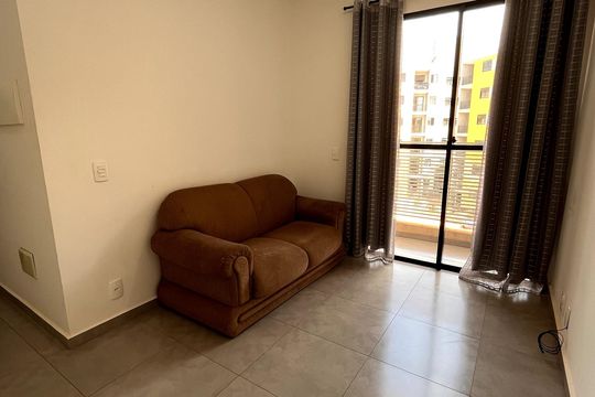 Sala de apartamento para alugar com 2 quartos, 46m² em Terras de Santa Martha, Ribeirão Preto