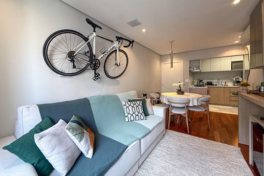 Sala de apartamento à venda com 3 quartos, 65m² em Aclimação, São Paulo