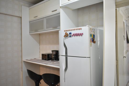 Cozinha de apartamento à venda com 3 quartos, 98m² em Vila Clementino, São Paulo