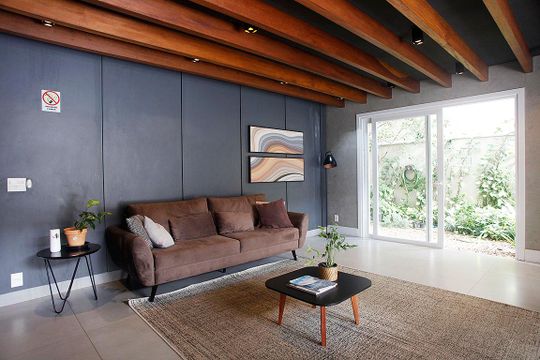 Área Comum - Lounge Recepção de kitnet/studio para alugar com 1 quarto, 46m² em Cidade Baixa, Porto Alegre