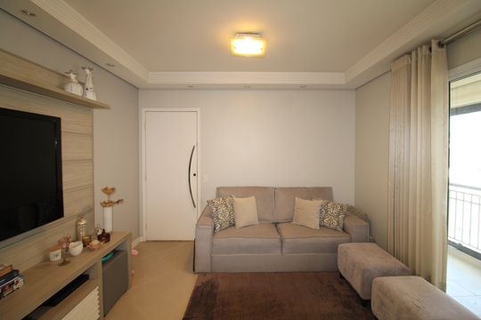 Sala de apartamento à venda com 3 quartos, 92m² em Lauzane Paulista, São Paulo