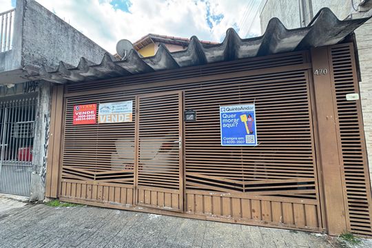 Fachada com PLACA de casa à venda com 3 quartos, 163m² em Cidade das Flores, Osasco