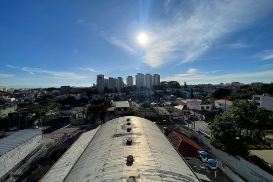 Vista da Sala de apartamento à venda com 2 quartos, 44m² em Jardim Pinheiros, São Paulo