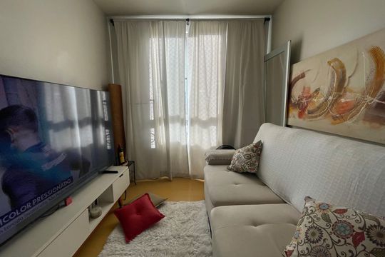 Sala de apartamento à venda com 2 quartos, 44m² em Jardim Pinheiros, São Paulo