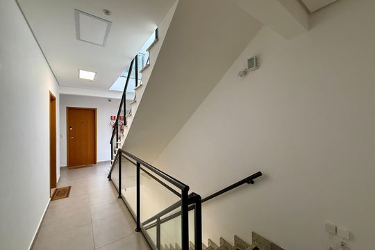Hall Apartamento  de kitnet/studio à venda com 1 quarto, 24m² em Santo Amaro, São Paulo