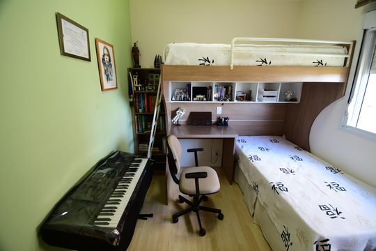 Quarto 3 - Suíte de apartamento à venda com 4 quartos, 137m² em Loteamento Alphaville Campinas, Campinas