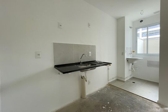 Cozinha de apartamento à venda com 2 quartos, 36m² em Santana, São Paulo