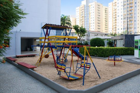 Área externa de apartamento à venda com 3 quartos, 86m² em Bonfim, Campinas
