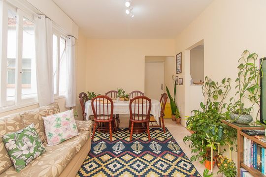 Sala de apartamento à venda com 3 quartos, 75m² em Azenha, Porto Alegre
