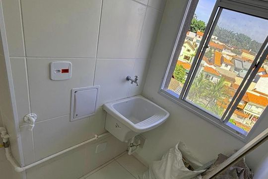 Área de Serviço de apartamento à venda com 2 quartos, 44m² em Bairro dos Casa, São Bernardo do Campo