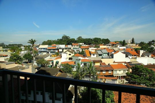 Vista- Varanda da Sala  de apartamento à venda com 2 quartos, 44m² em Bairro dos Casa, São Bernardo do Campo
