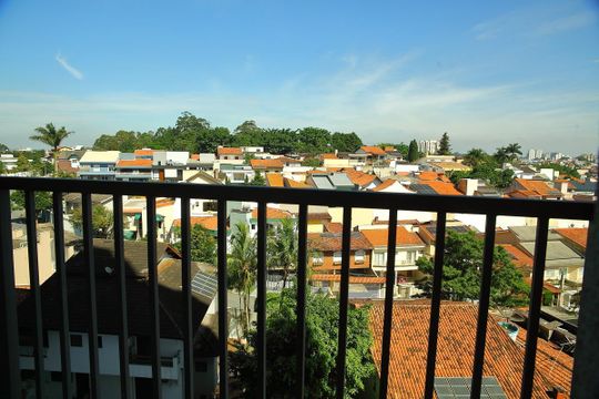 Varanda da Sala  de apartamento à venda com 2 quartos, 44m² em Bairro dos Casa, São Bernardo do Campo