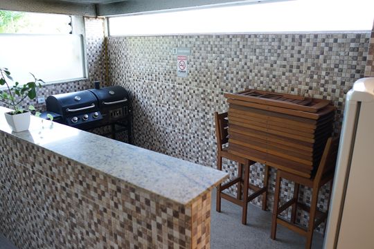 Área comum - Churrasqueira de apartamento à venda com 2 quartos, 120m² em Parque Continental Ii, Guarulhos