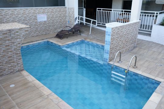 Área comum - Piscina de apartamento à venda com 2 quartos, 120m² em Parque Continental Ii, Guarulhos