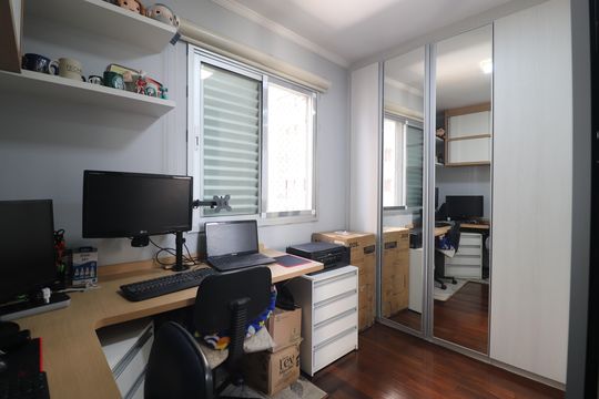 Quarto 2 de apartamento à venda com 3 quartos, 67m² em Vila Homero Thon, Santo André