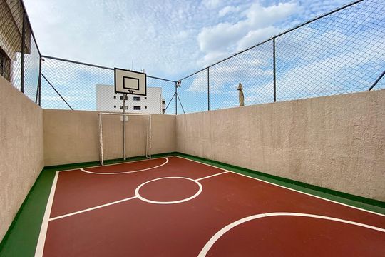 Área comum - Quadra de apartamento à venda com 2 quartos, 48m² em Carandiru, São Paulo
