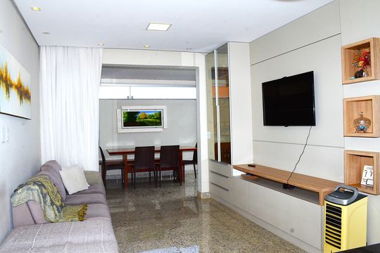 Sala de apartamento à venda com 3 quartos, 150m² em Santa Ines, Belo Horizonte
