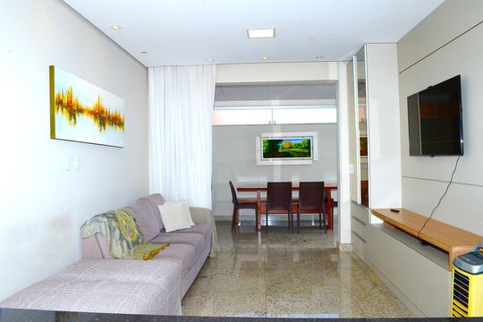 Sala de apartamento à venda com 3 quartos, 150m² em Santa Ines, Belo Horizonte